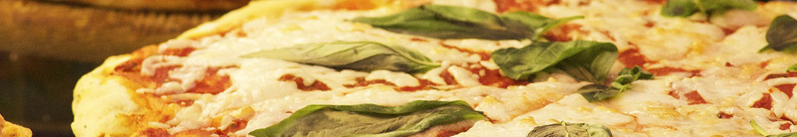 Eating Pizza at Bella Vista Trattoria restaurant in Wilmington, DE.